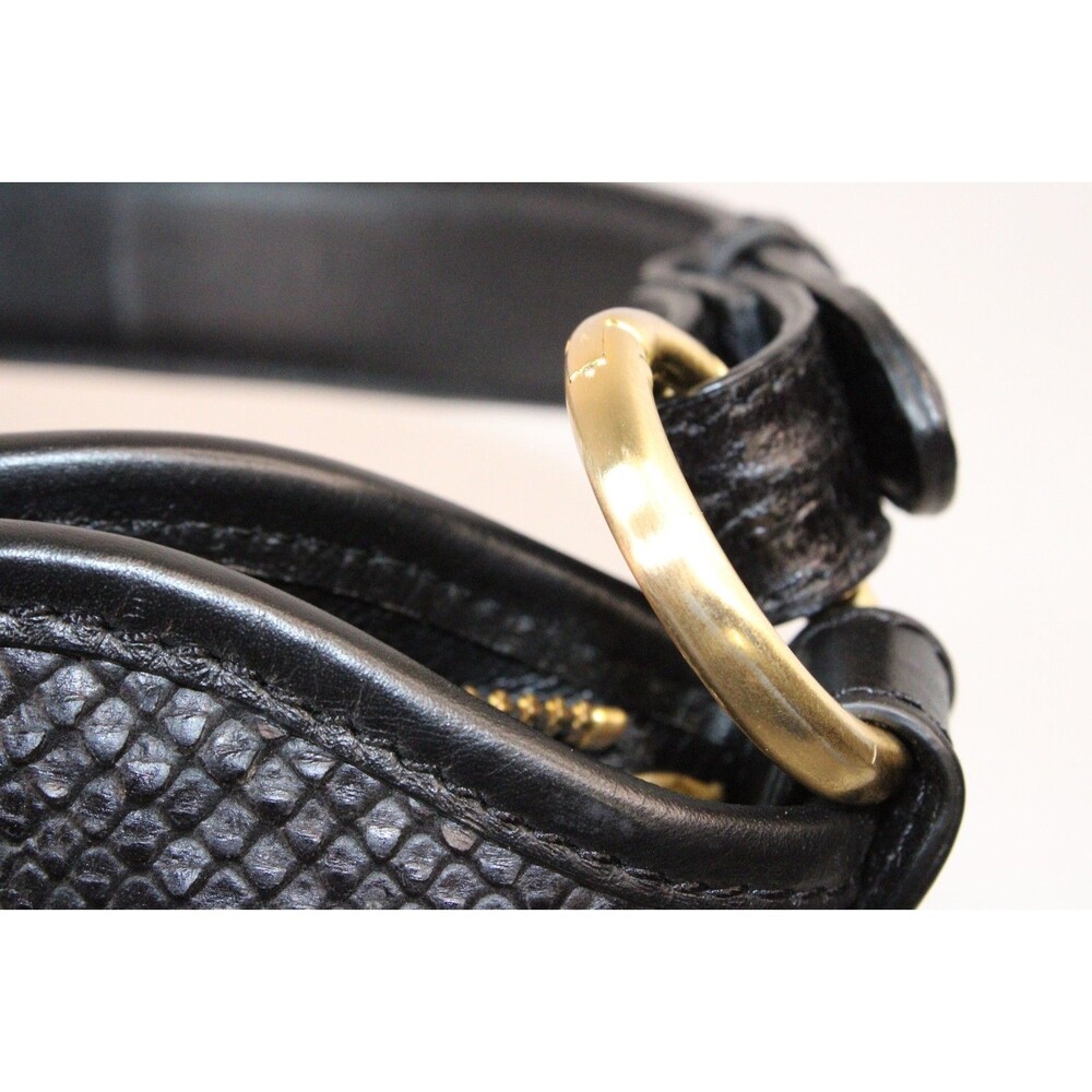 Adrienne Vittadini Snakeskin leather accent Tiger Print Hobo Dustbag - Picture 7 of 16